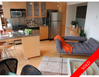 Yaletown Warehouse Conversion for sale: Crandall Building 1 bedroom 526 sq.ft. (Listed 2009-08-12)